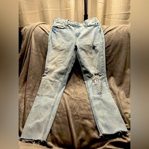 Old Navy Rockstar “destroyed” jeans size 8